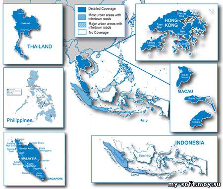 City Navigator Southeast Asia v7.0 NT (24.08.11) Английская версия