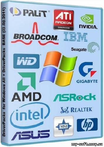 DriverPacks for Windows  2000/XP/2003/Vista/7 (Update 03.08.2011)