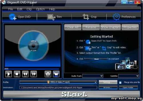 Bigasoft DVD Ripper  1.7.8.4224